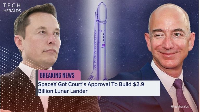 SpaceX Got Court's Approval To Build $2.9 Billion Lunar Lander, Blue Origin Founder Jeff Wishes Success
