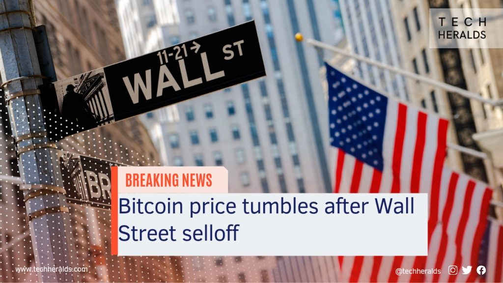 Bitcoin Price Tumbles After Wall Street Selloff