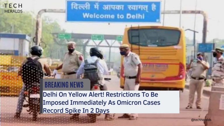 Delhi On Yellow Alert