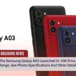 the samsung galaxy a03