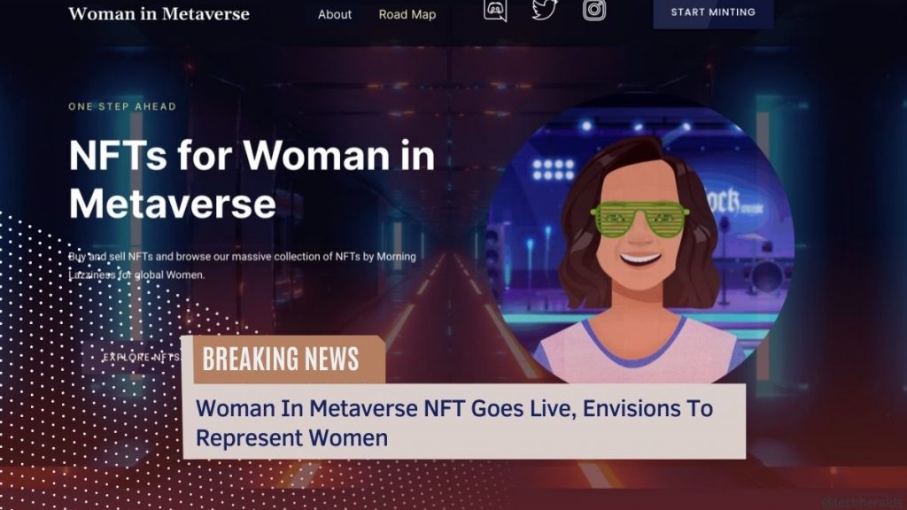 Woman In Metaverse