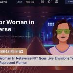 Woman In Metaverse