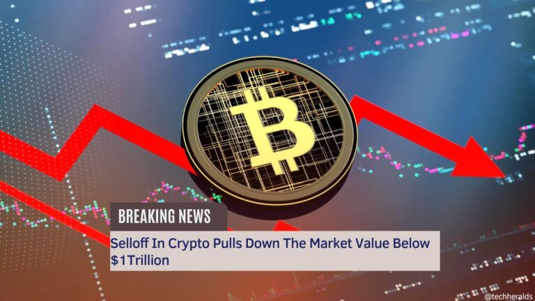 Selloff In Crypto Pulls Down The Market Value Below $1Trillion (1)